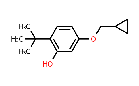 CAS 1243450-39-6 | 2-Tert-butyl-5-(cyclopropylmethoxy)phenol