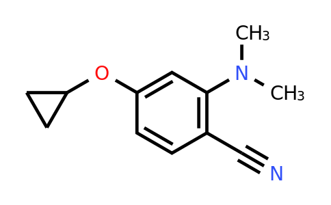 CAS 1243450-40-9 | 4-Cyclopropoxy-2-(dimethylamino)benzonitrile