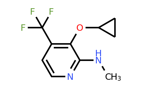 CAS 1243450-41-0 | 3-Cyclopropoxy-N-methyl-4-(trifluoromethyl)pyridin-2-amine