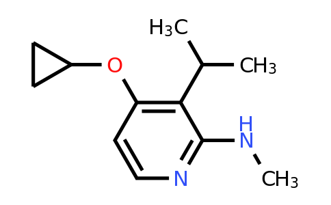 CAS 1243450-44-3 | 4-Cyclopropoxy-3-isopropyl-N-methylpyridin-2-amine