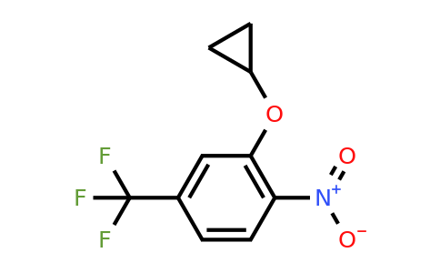 CAS 1243450-45-4 | 2-Cyclopropoxy-1-nitro-4-(trifluoromethyl)benzene