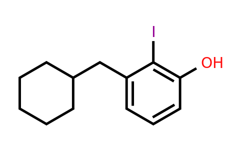 CAS 1243450-51-2 | 3-(Cyclohexylmethyl)-2-iodophenol