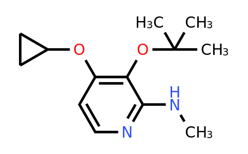CAS 1243450-52-3 | 3-Tert-butoxy-4-cyclopropoxy-N-methylpyridin-2-amine