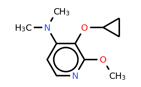 CAS 1243450-53-4 | 3-Cyclopropoxy-2-methoxy-N,n-dimethylpyridin-4-amine