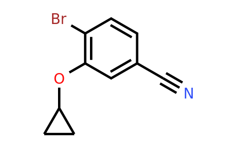CAS 1243450-54-5 | 4-Bromo-3-cyclopropoxybenzonitrile
