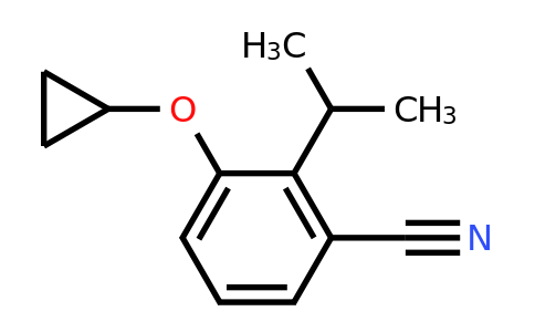 CAS 1243450-57-8 | 3-Cyclopropoxy-2-isopropylbenzonitrile