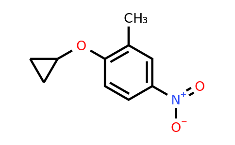 CAS 1243450-58-9 | 1-Cyclopropoxy-2-methyl-4-nitrobenzene