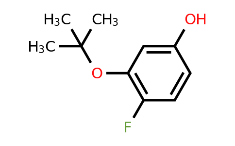 CAS 1243450-62-5 | 3-(Tert-butoxy)-4-fluorophenol