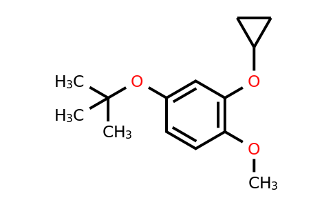 CAS 1243450-63-6 | 4-Tert-butoxy-2-cyclopropoxy-1-methoxybenzene