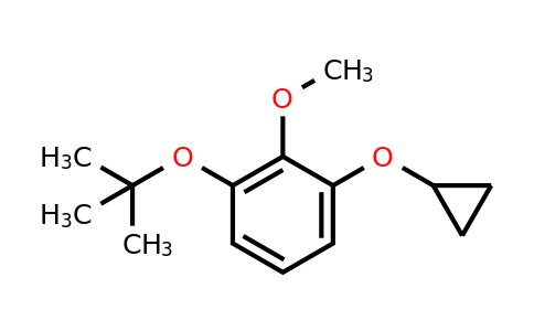 CAS 1243450-65-8 | 1-Tert-butoxy-3-cyclopropoxy-2-methoxybenzene