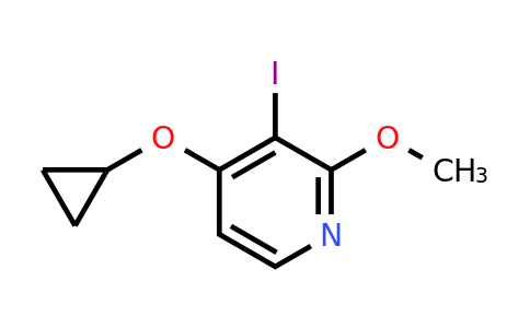 CAS 1243450-67-0 | 4-Cyclopropoxy-3-iodo-2-methoxypyridine