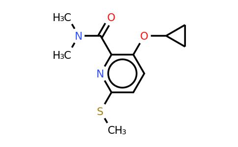 CAS 1243450-68-1 | 3-Cyclopropoxy-N,n-dimethyl-6-(methylthio)picolinamide