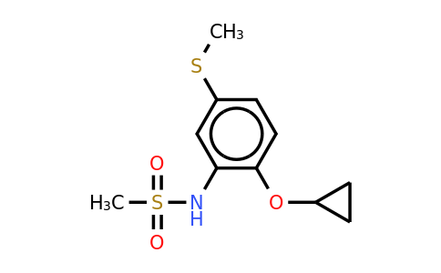 CAS 1243450-74-9 | N-(2-cyclopropoxy-5-(methylthio)phenyl)methanesulfonamide