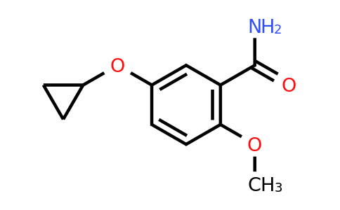 CAS 1243450-80-7 | 5-Cyclopropoxy-2-methoxybenzamide