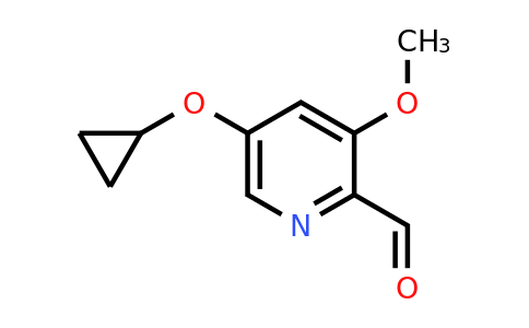 CAS 1243450-82-9 | 5-Cyclopropoxy-3-methoxypicolinaldehyde