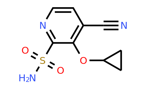 CAS 1243450-84-1 | 4-Cyano-3-cyclopropoxypyridine-2-sulfonamide
