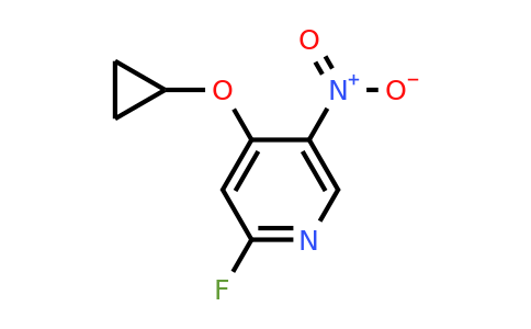 CAS 1243450-85-2 | 4-Cyclopropoxy-2-fluoro-5-nitropyridine