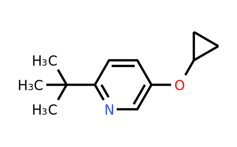 CAS 1243450-86-3 | 2-Tert-butyl-5-cyclopropoxypyridine