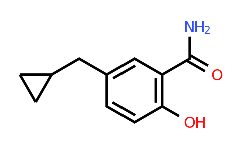 CAS 1243450-87-4 | 5-(Cyclopropylmethyl)-2-hydroxybenzamide
