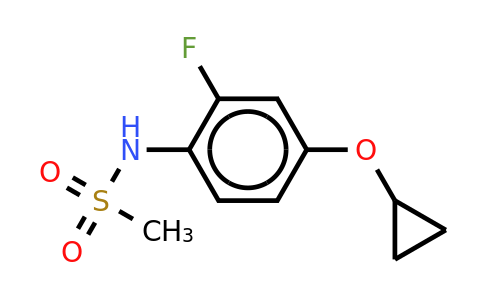 CAS 1243450-92-1 | N-(4-cyclopropoxy-2-fluorophenyl)methanesulfonamide