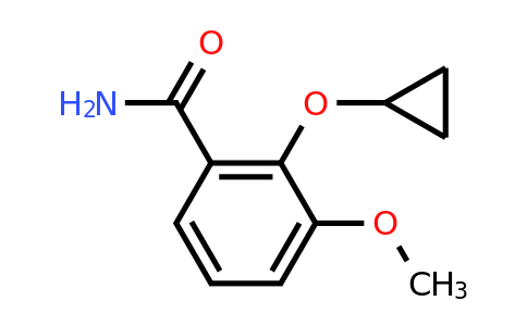CAS 1243450-93-2 | 2-Cyclopropoxy-3-methoxybenzamide