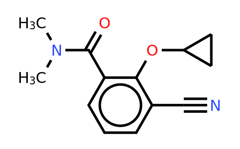 CAS 1243450-95-4 | 3-Cyano-2-cyclopropoxy-N,n-dimethylbenzamide