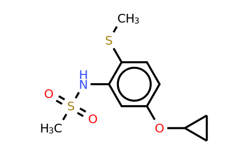 CAS 1243451-08-2 | N-(5-cyclopropoxy-2-(methylthio)phenyl)methanesulfonamide