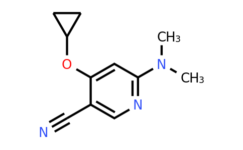 CAS 1243451-11-7 | 4-Cyclopropoxy-6-(dimethylamino)nicotinonitrile