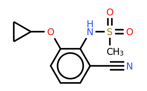 CAS 1243451-13-9 | N-(2-cyano-6-cyclopropoxyphenyl)methanesulfonamide
