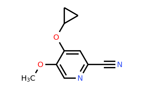 CAS 1243451-16-2 | 4-Cyclopropoxy-5-methoxypicolinonitrile