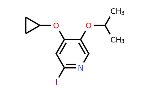 CAS 1243451-18-4 | 4-Cyclopropoxy-2-iodo-5-isopropoxypyridine
