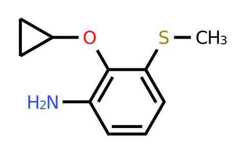 CAS 1243451-19-5 | 2-Cyclopropoxy-3-(methylsulfanyl)aniline