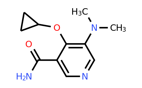 CAS 1243451-25-3 | 4-Cyclopropoxy-5-(dimethylamino)nicotinamide