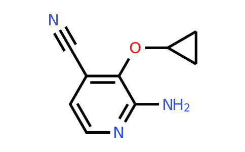 CAS 1243451-26-4 | 2-Amino-3-cyclopropoxyisonicotinonitrile