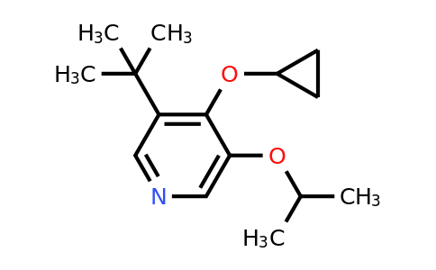 CAS 1243451-29-7 | 3-Tert-butyl-4-cyclopropoxy-5-isopropoxypyridine