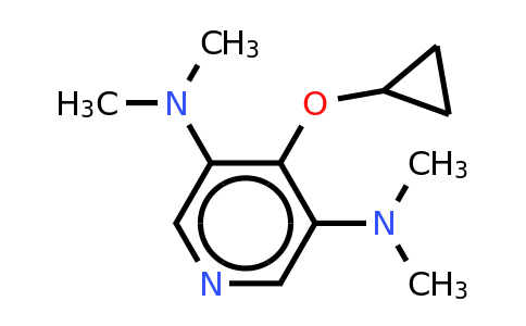 CAS 1243451-34-4 | 4-Cyclopropoxy-N3,N3,N5,N5-tetramethylpyridine-3,5-diamine