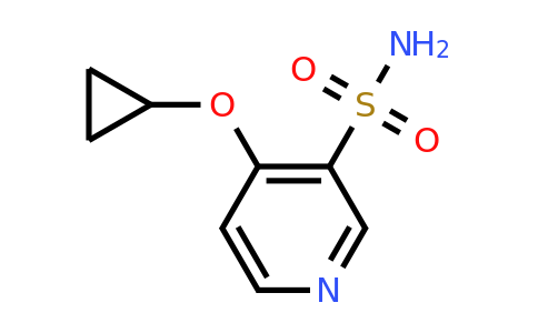 CAS 1243451-42-4 | 4-Cyclopropoxypyridine-3-sulfonamide