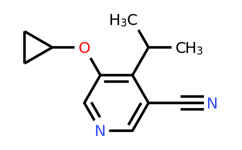 CAS 1243451-44-6 | 5-Cyclopropoxy-4-isopropylnicotinonitrile