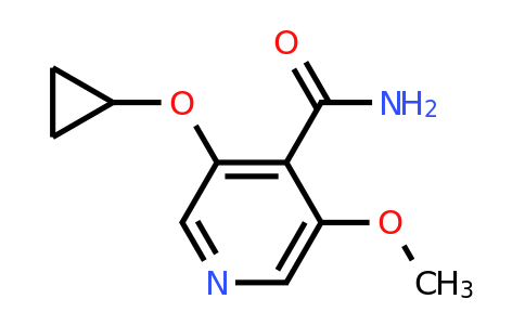 CAS 1243451-50-4 | 3-Cyclopropoxy-5-methoxyisonicotinamide