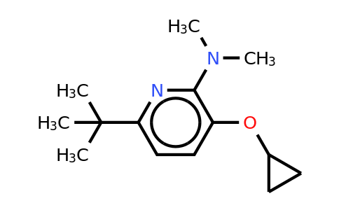 CAS 1243451-53-7 | 6-Tert-butyl-3-cyclopropoxy-N,n-dimethylpyridin-2-amine