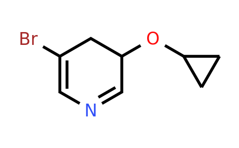 CAS 1243451-55-9 | 5-Bromo-3-cyclopropoxy-3,4-dihydropyridine