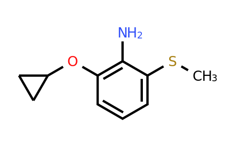 CAS 1243451-56-0 | 2-Cyclopropoxy-6-(methylsulfanyl)aniline