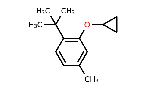 CAS 1243451-57-1 | 1-Tert-butyl-2-cyclopropoxy-4-methylbenzene