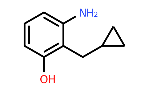 CAS 1243451-58-2 | 3-Amino-2-(cyclopropylmethyl)phenol