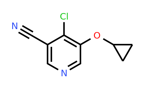 CAS 1243451-60-6 | 4-Chloro-5-cyclopropoxynicotinonitrile