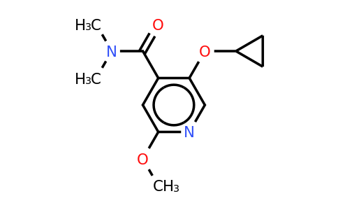 CAS 1243451-61-7 | 5-Cyclopropoxy-2-methoxy-N,n-dimethylisonicotinamide
