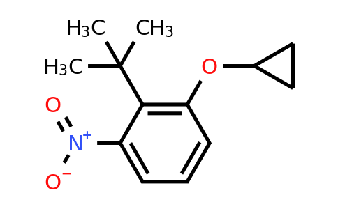 CAS 1243451-65-1 | 2-Tert-butyl-1-cyclopropoxy-3-nitrobenzene