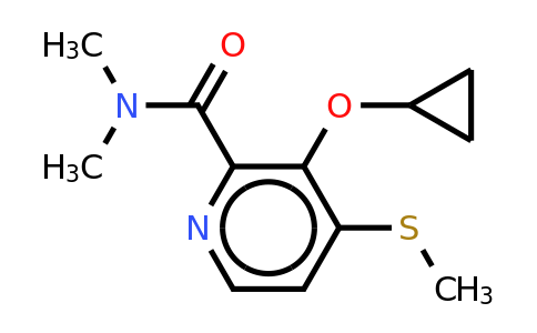 CAS 1243451-68-4 | 3-Cyclopropoxy-N,n-dimethyl-4-(methylthio)picolinamide