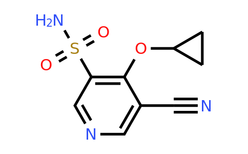 CAS 1243451-69-5 | 5-Cyano-4-cyclopropoxypyridine-3-sulfonamide