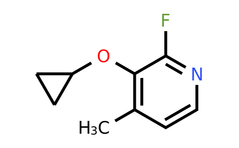 CAS 1243451-70-8 | 3-Cyclopropoxy-2-fluoro-4-methylpyridine